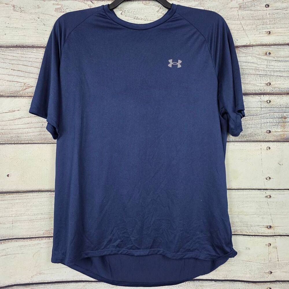 Under Armour Tech Tee Navy Blue Short Sleeve Men’s XL